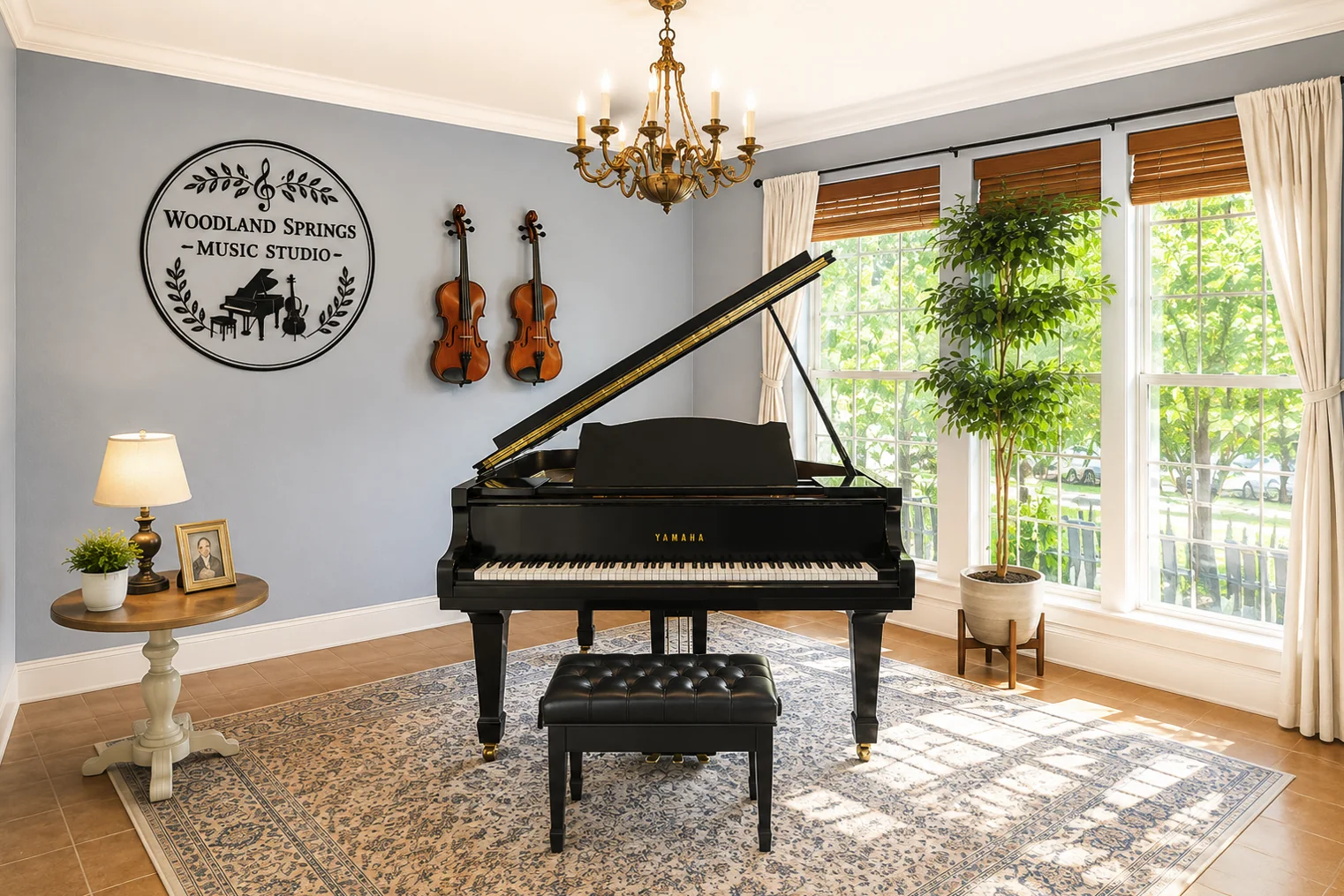 Woodland Springs Music Studio teaching room